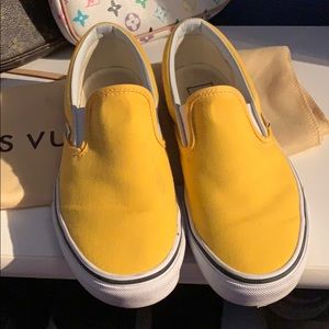 Limited edition yellow vans